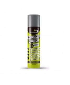 Borracha Líquida Impermeabilizante Spray 400ml Alumínio Hm Rubber